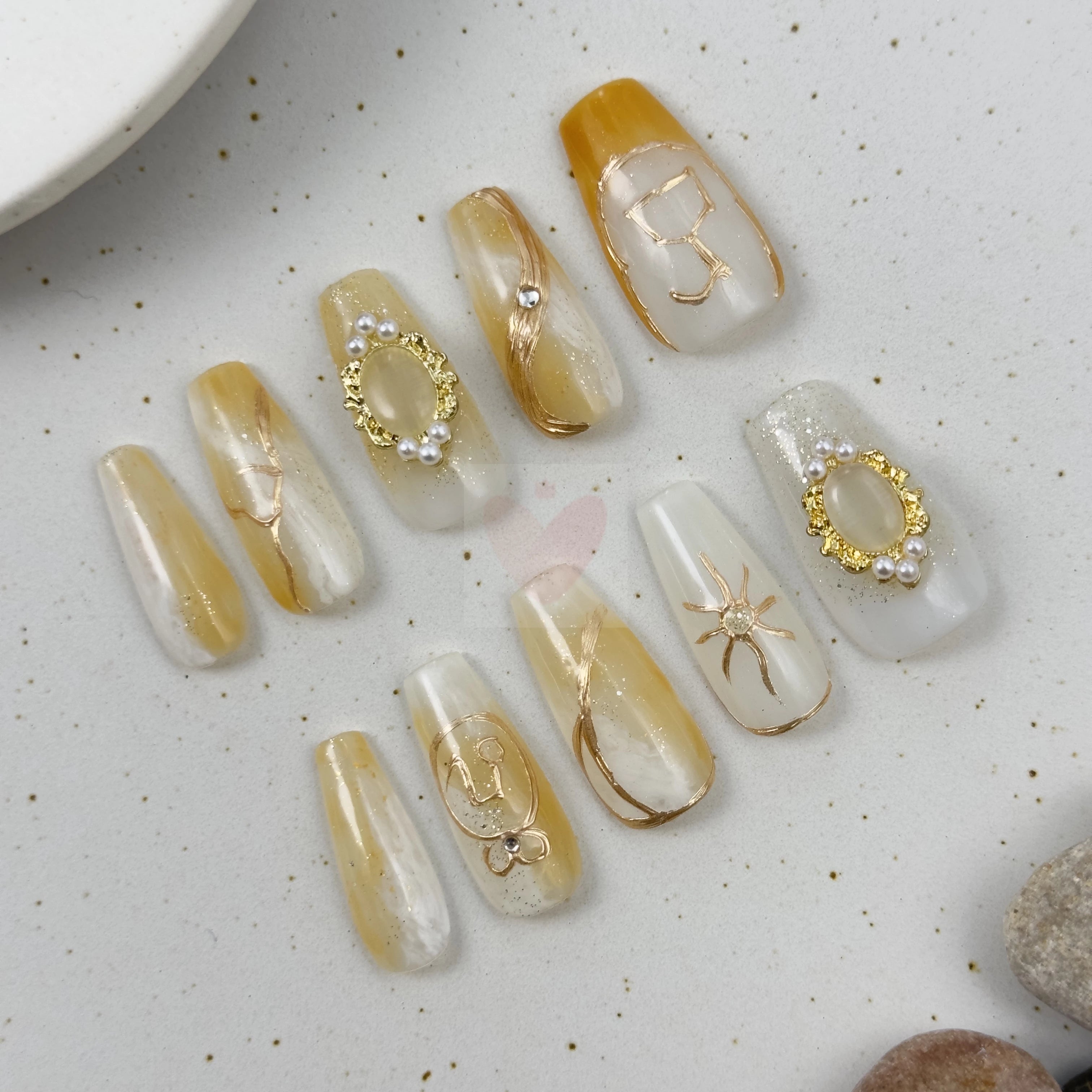 Leo Zodiac Luxe - Dress For Nails - Press On Nails