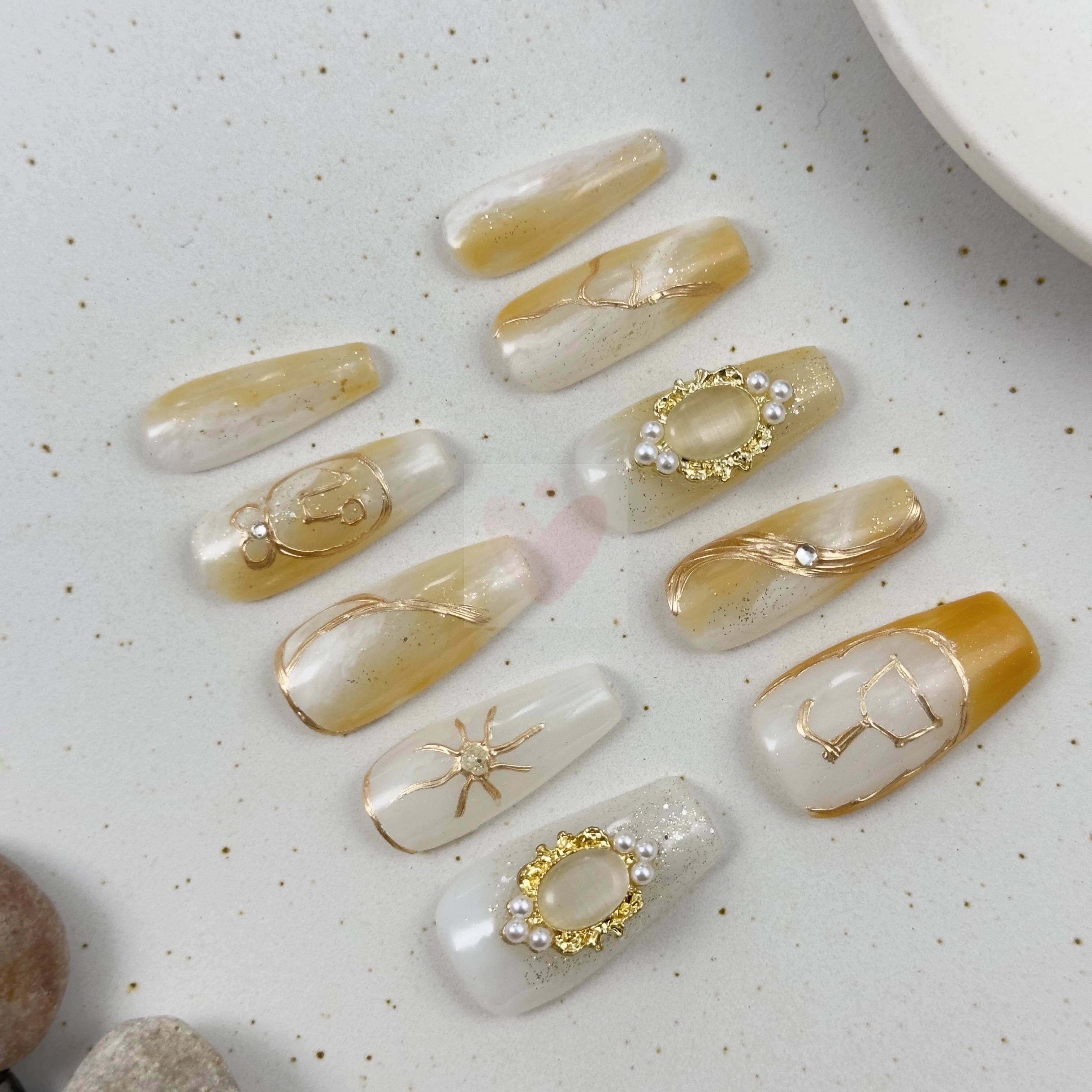 Leo Zodiac Luxe - Dress For Nails - Press On Nails