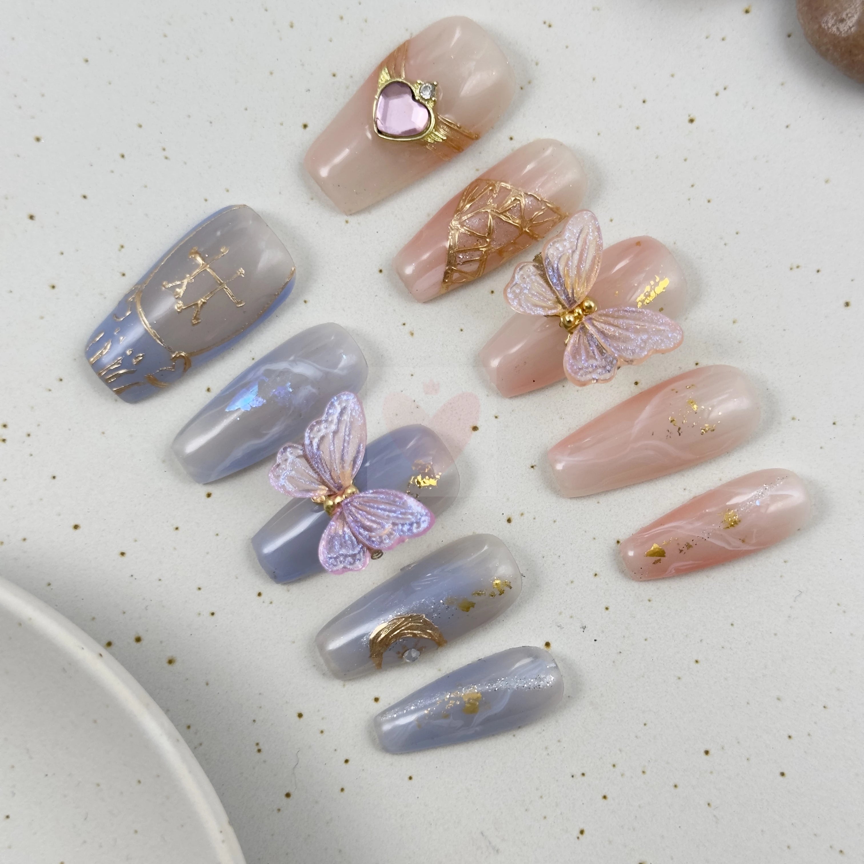 Gemini Star Sign Symphony - Dress For Nails - Press On Nails