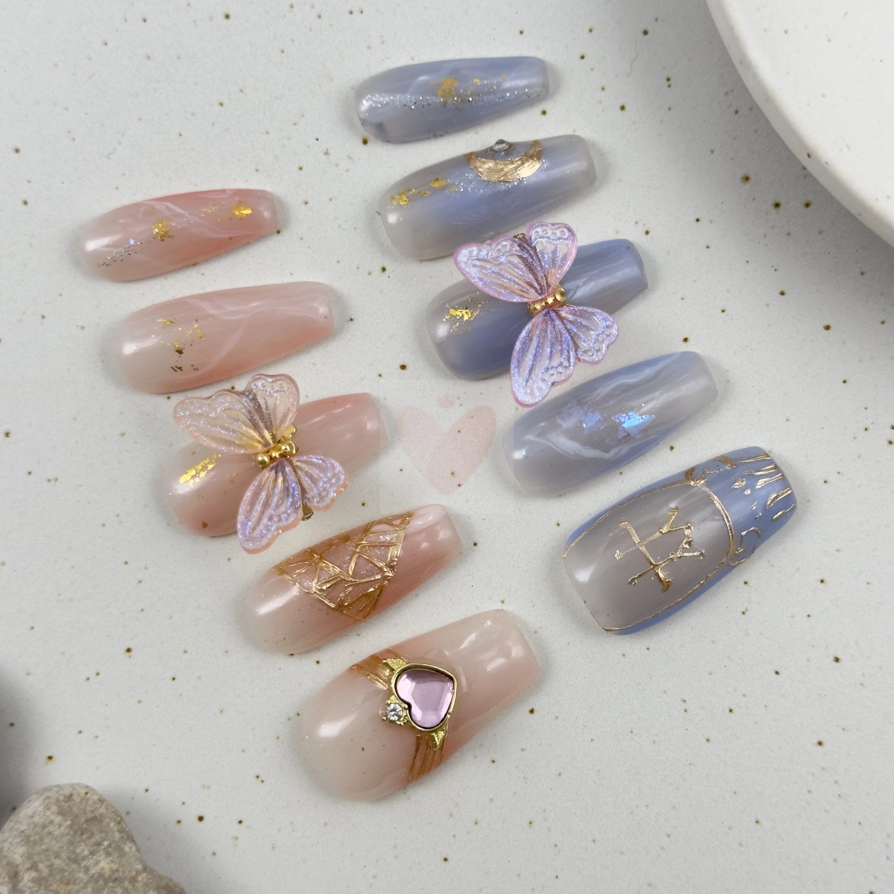Gemini Star Sign Symphony - Dress For Nails - Press On Nails