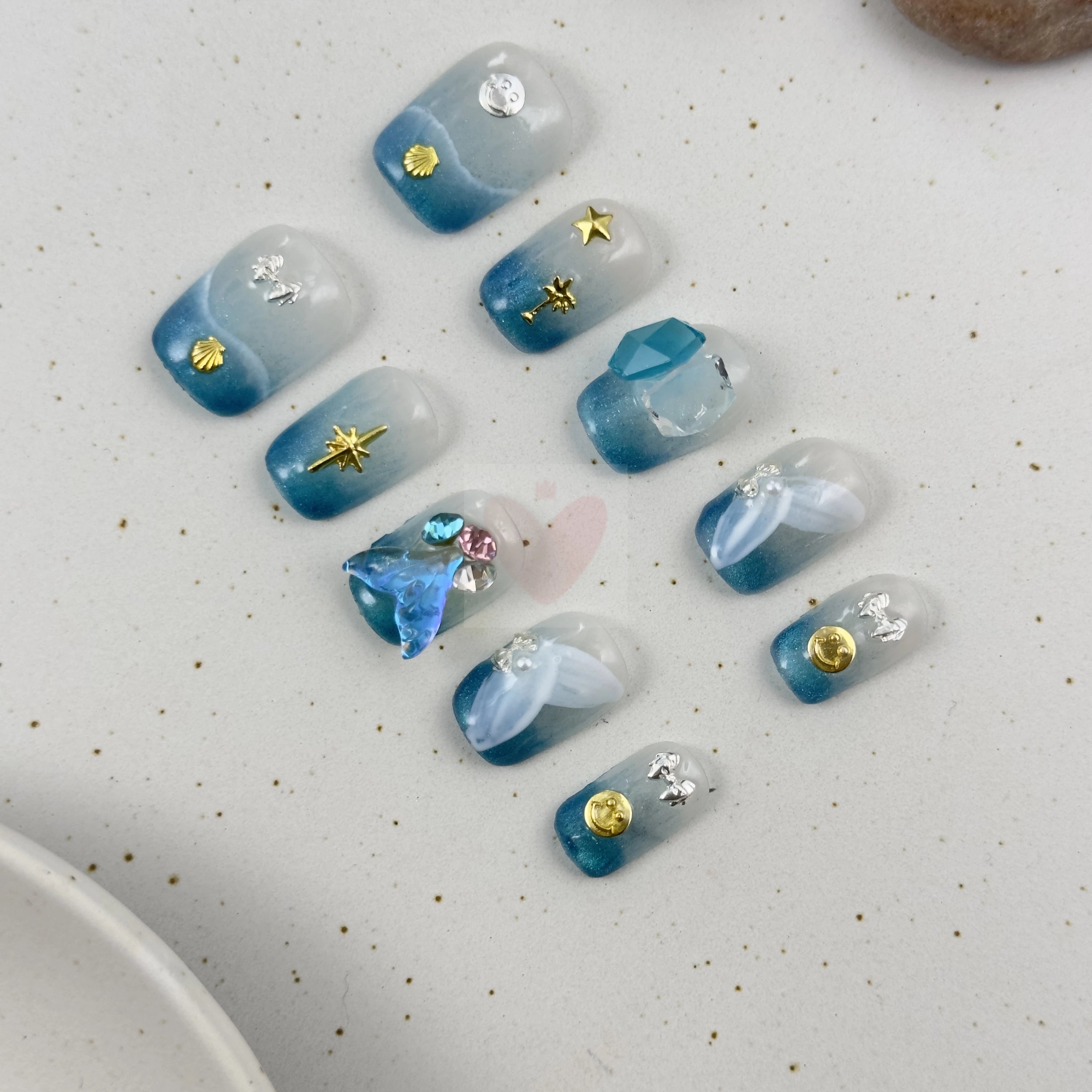 Mermaid Serenity - Dress For Nails - Press On Nails