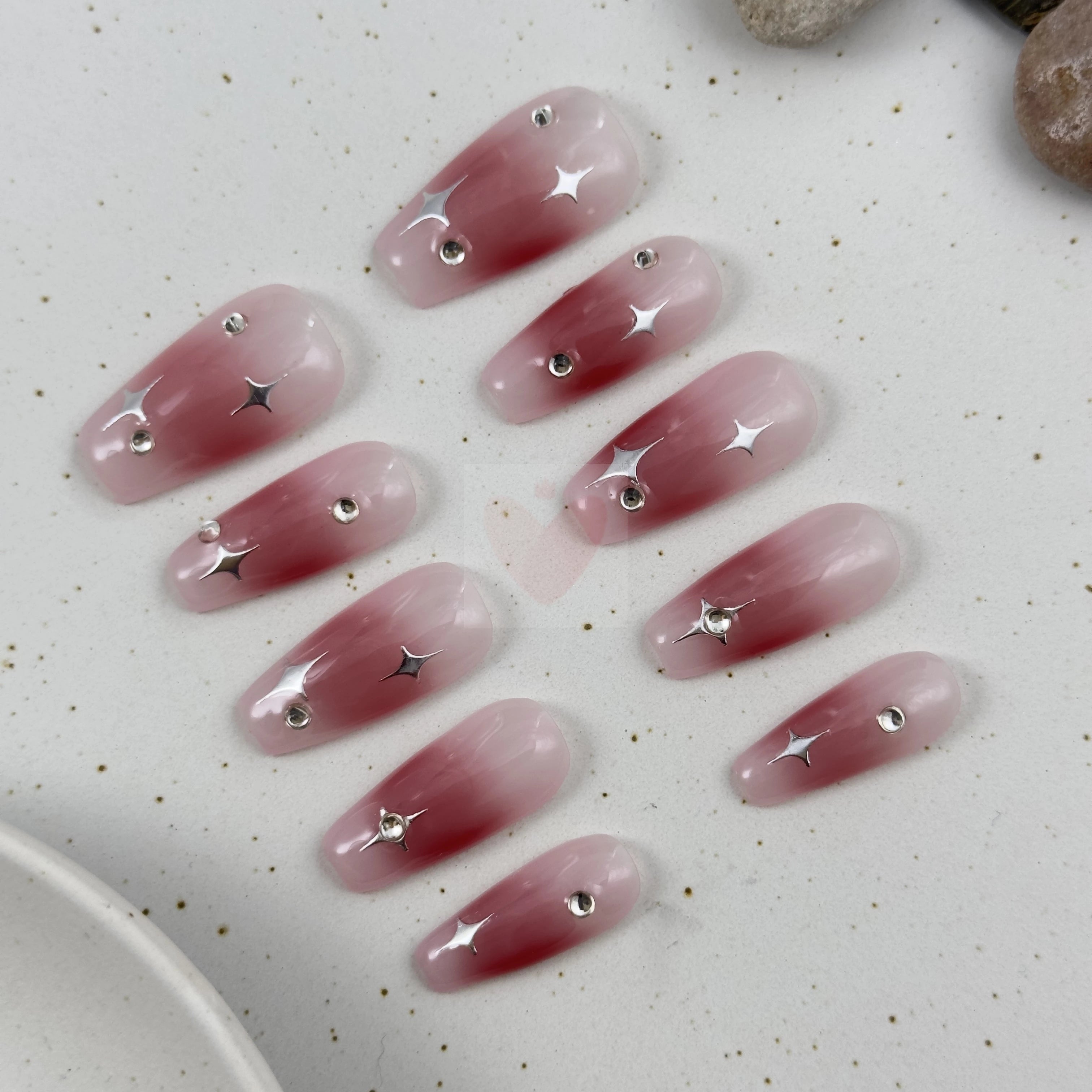 Pink Twilight - Dress For Nails - Press On Nails