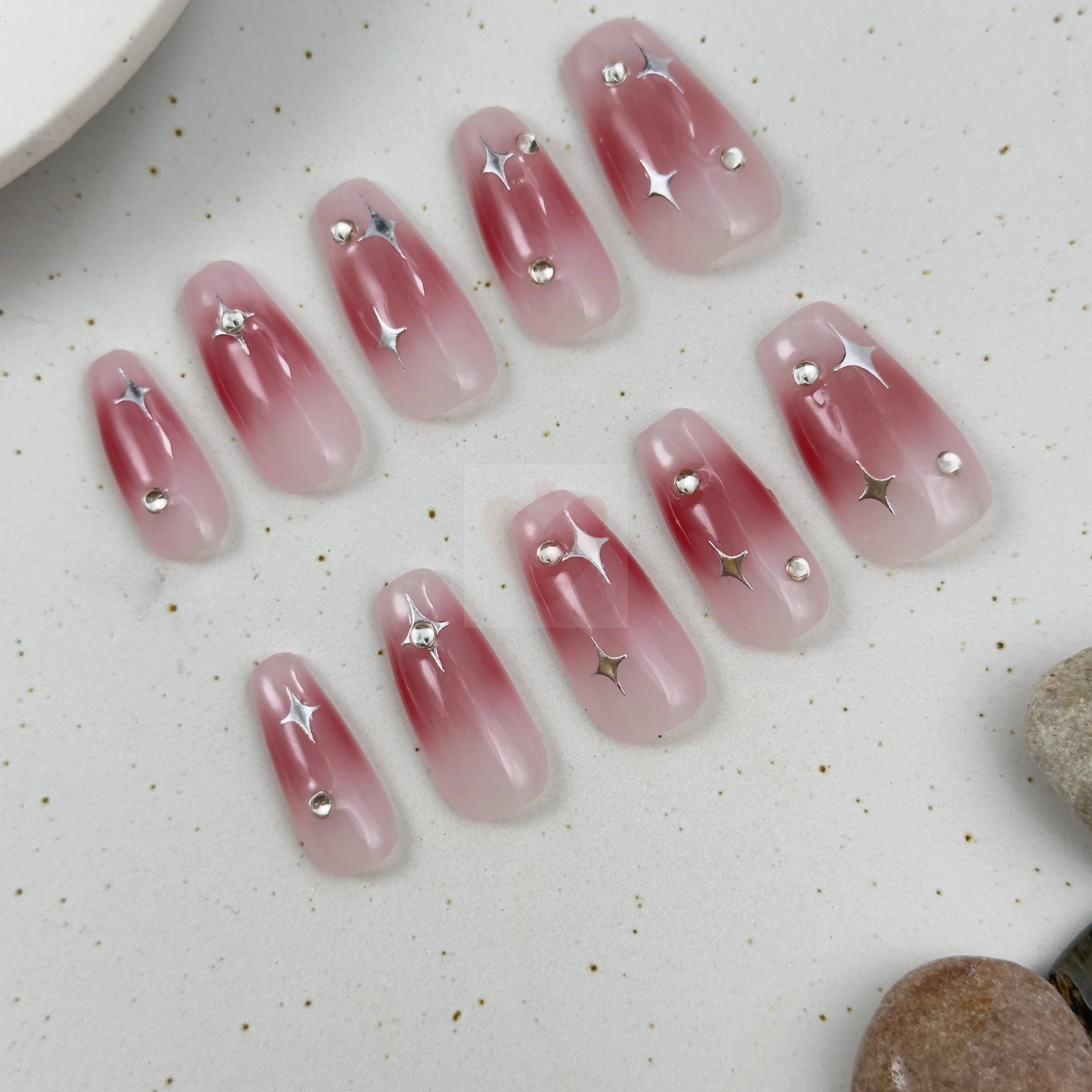 Pink Twilight - Dress For Nails - Press On Nails