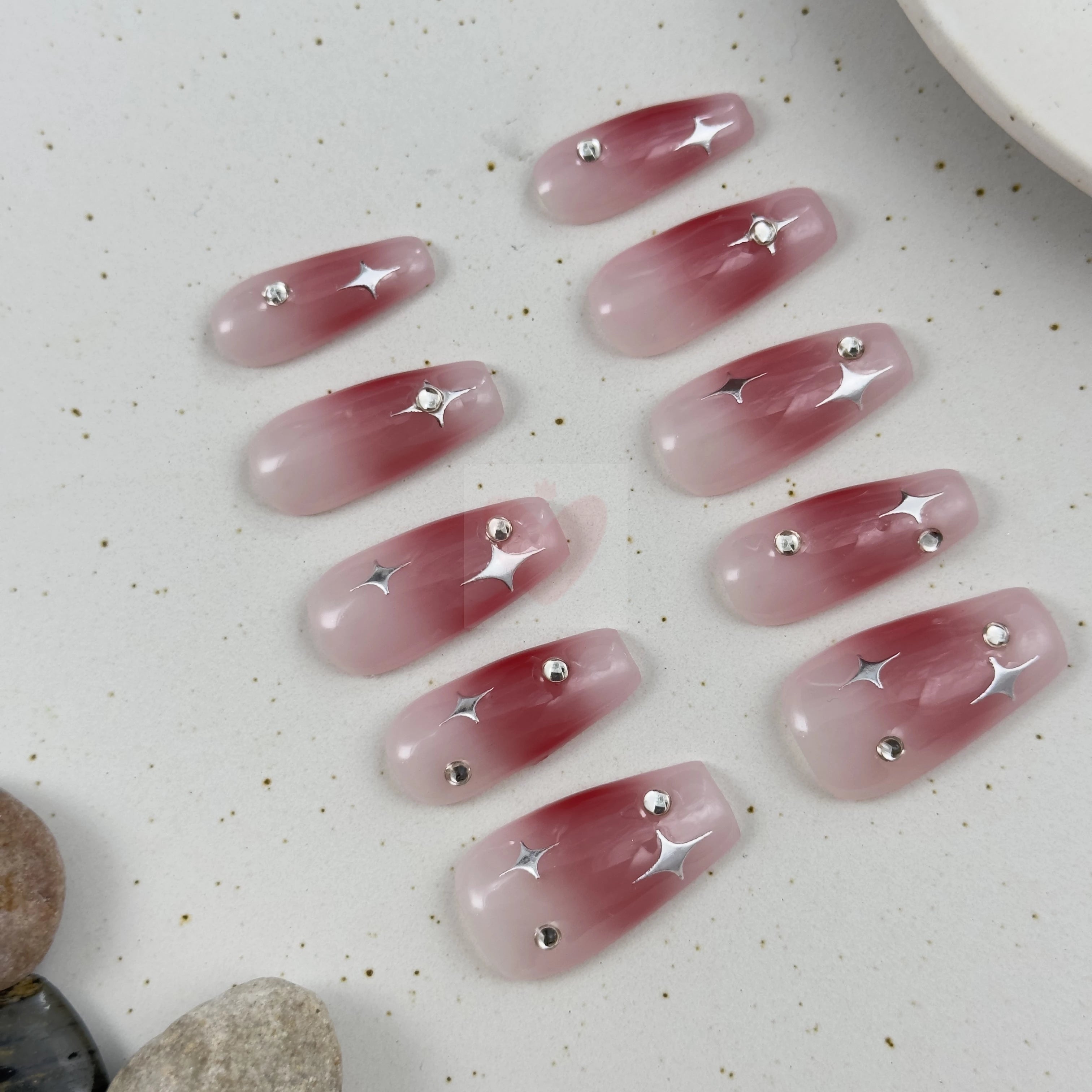 Pink Twilight - Dress For Nails - Press On Nails