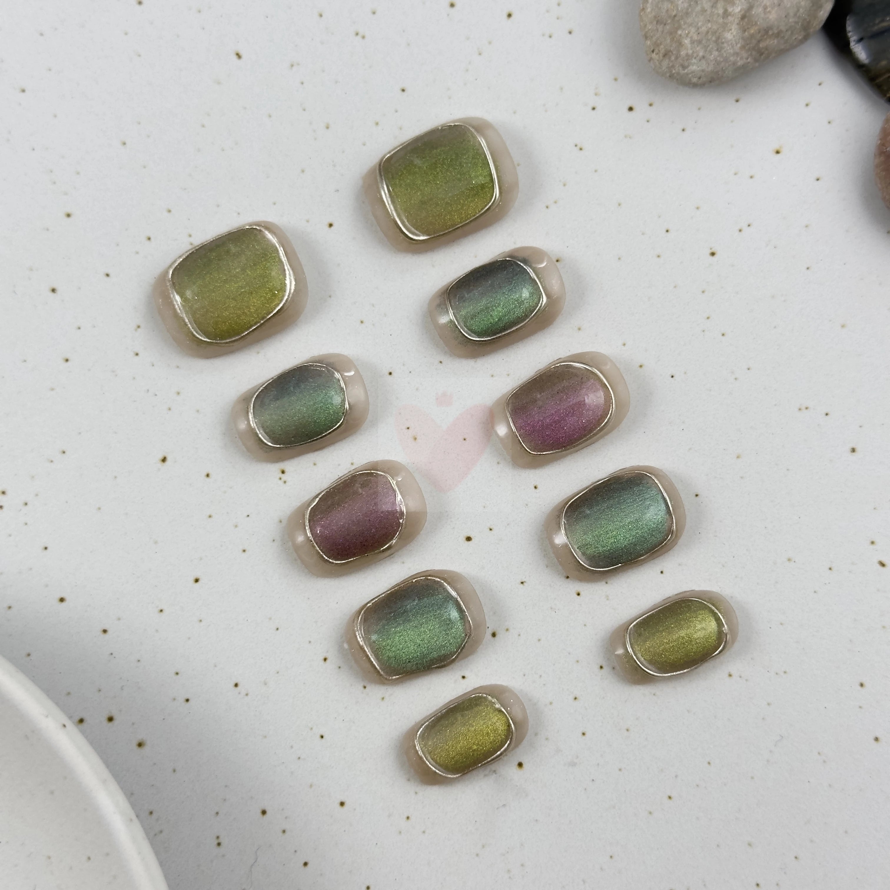 Reflective Gaze - Dress For Nails - Press On Nails