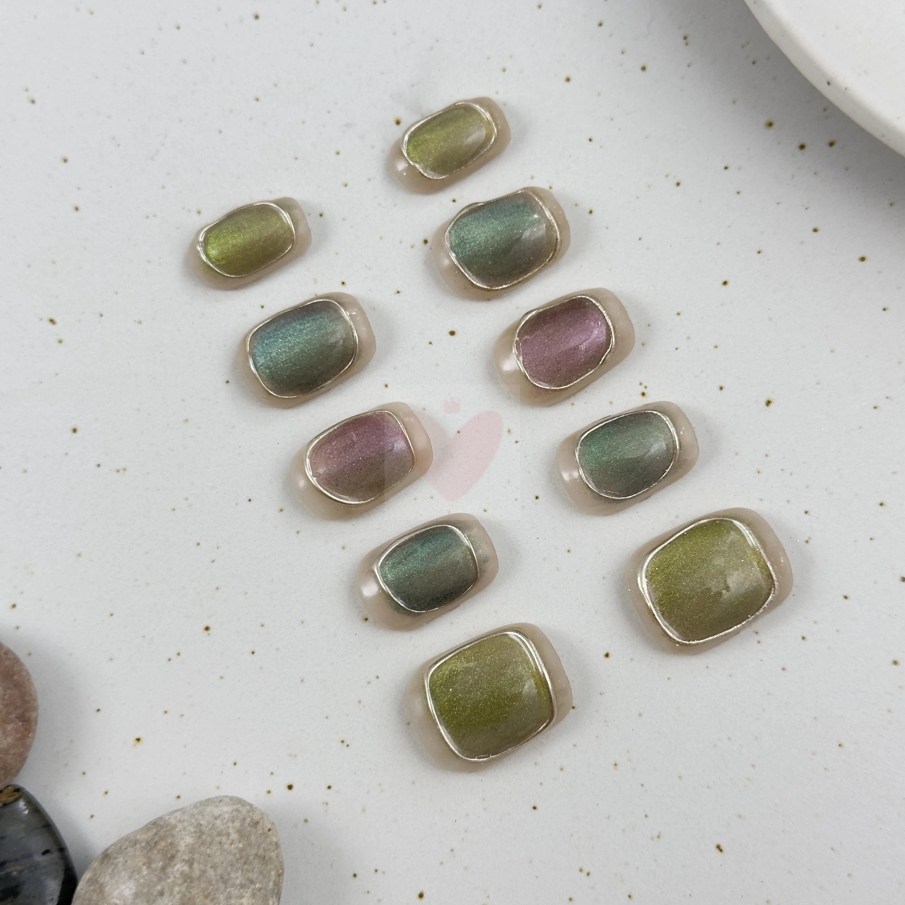 Reflective Gaze - Dress For Nails - Press On Nails