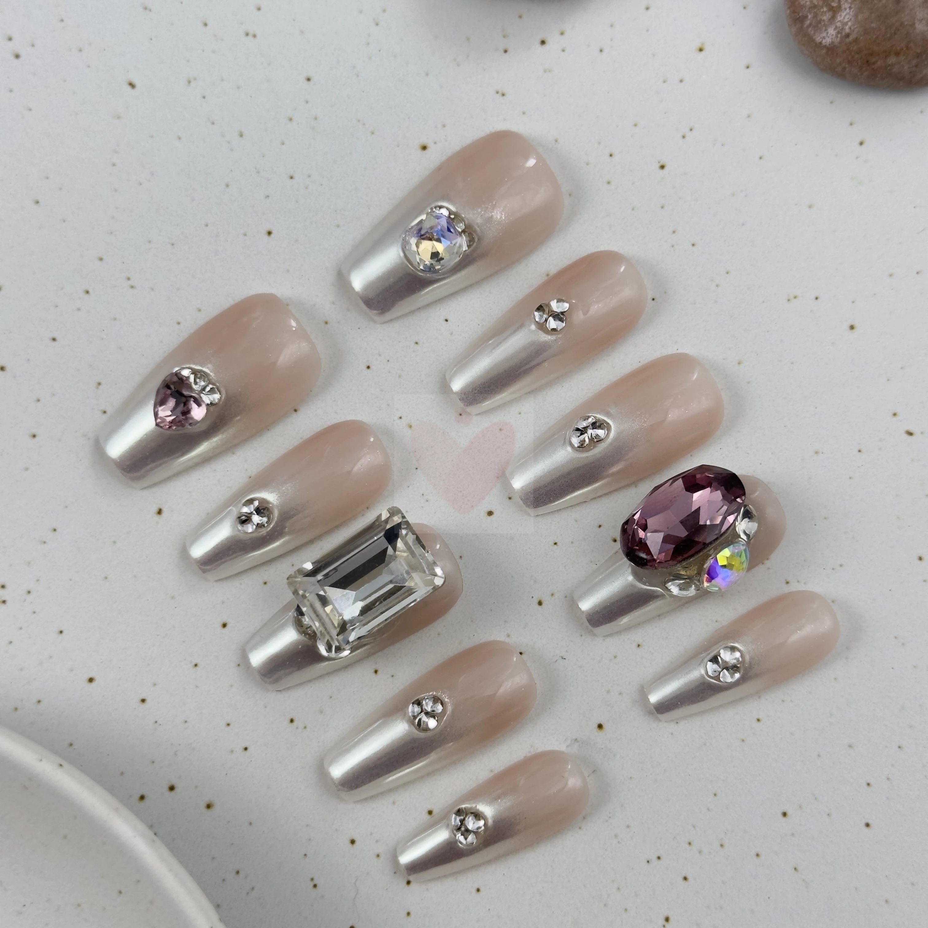 Radiant Elegance - Dress For Nails - Press On Nails