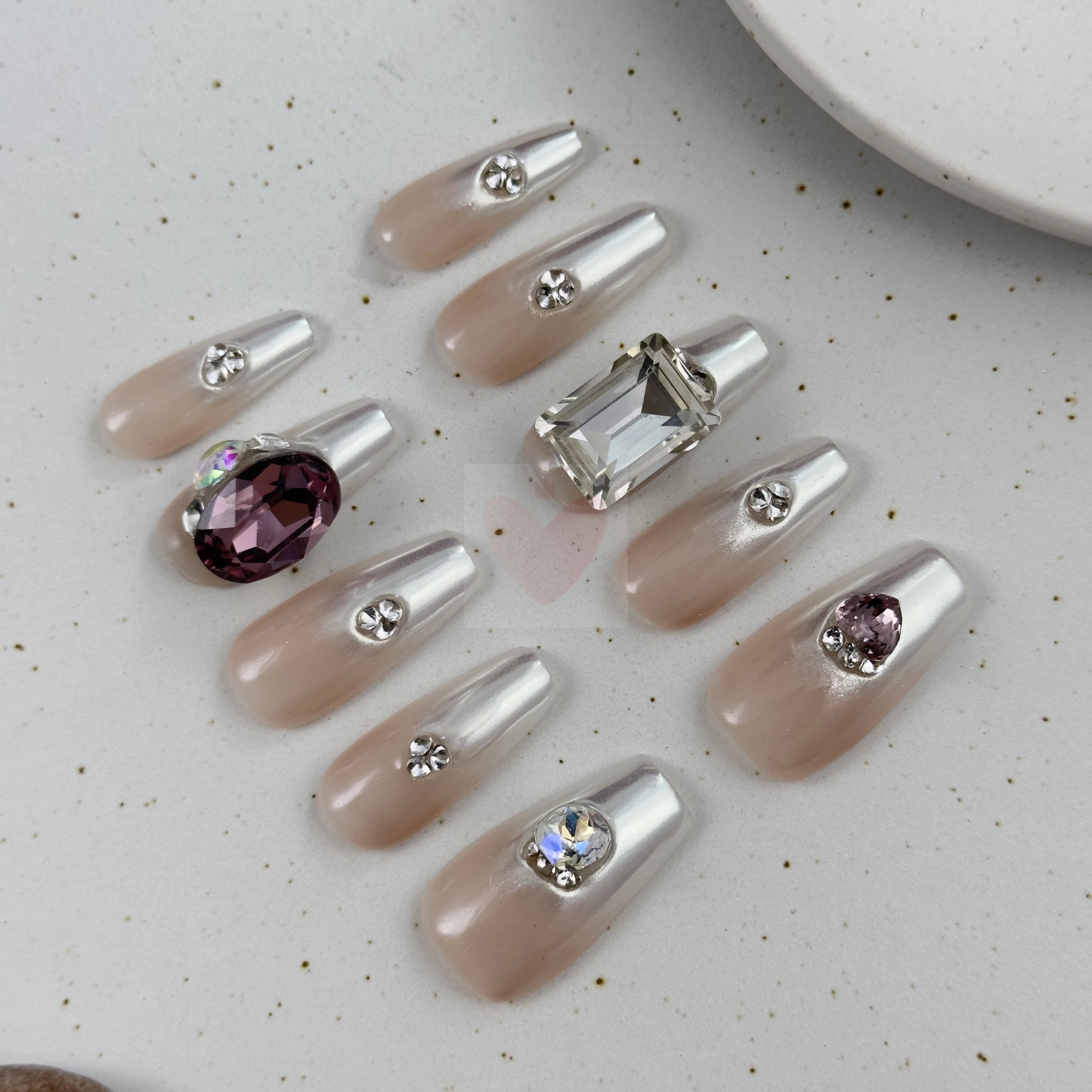Radiant Elegance - Dress For Nails - Press On Nails