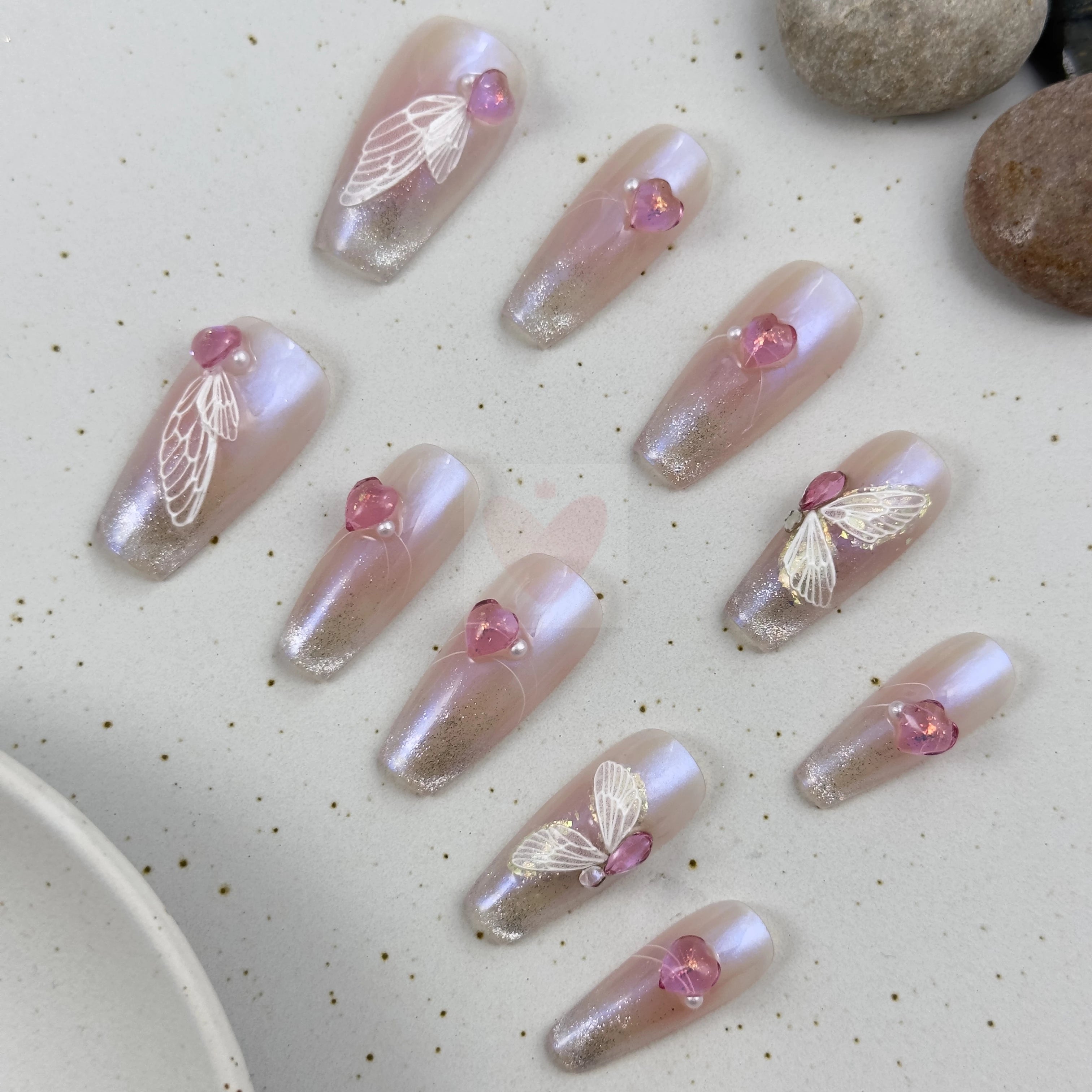 Cats Eye Blush - Dress For Nails - Press On Nails