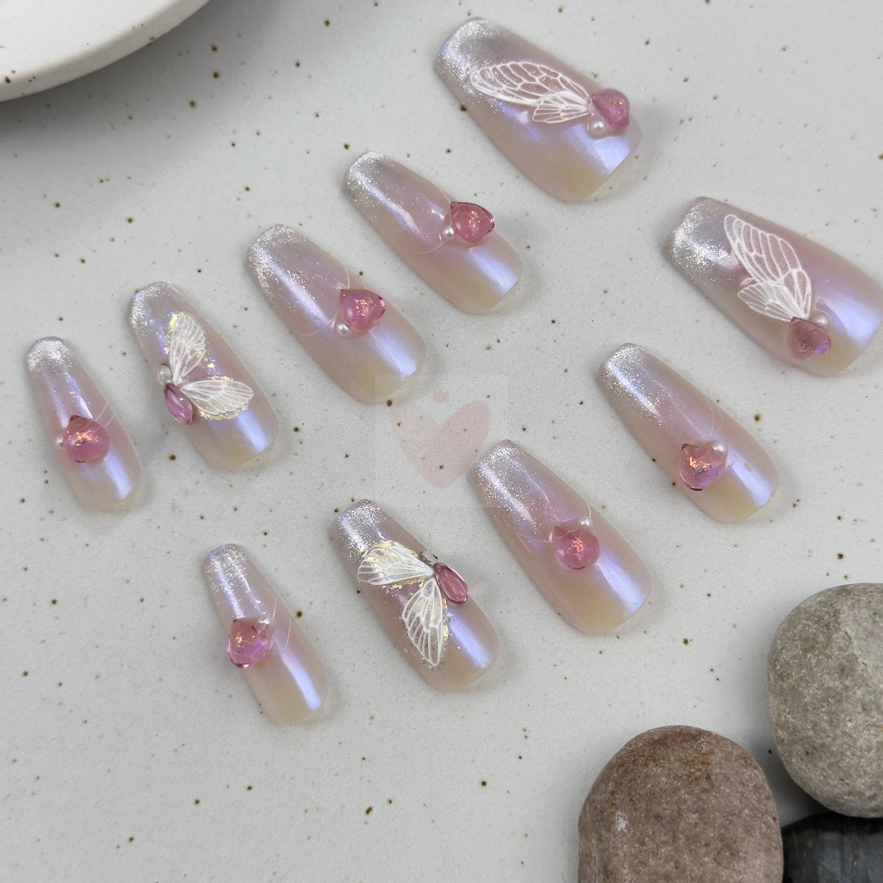 Cats Eye Blush - Dress For Nails - Press On Nails