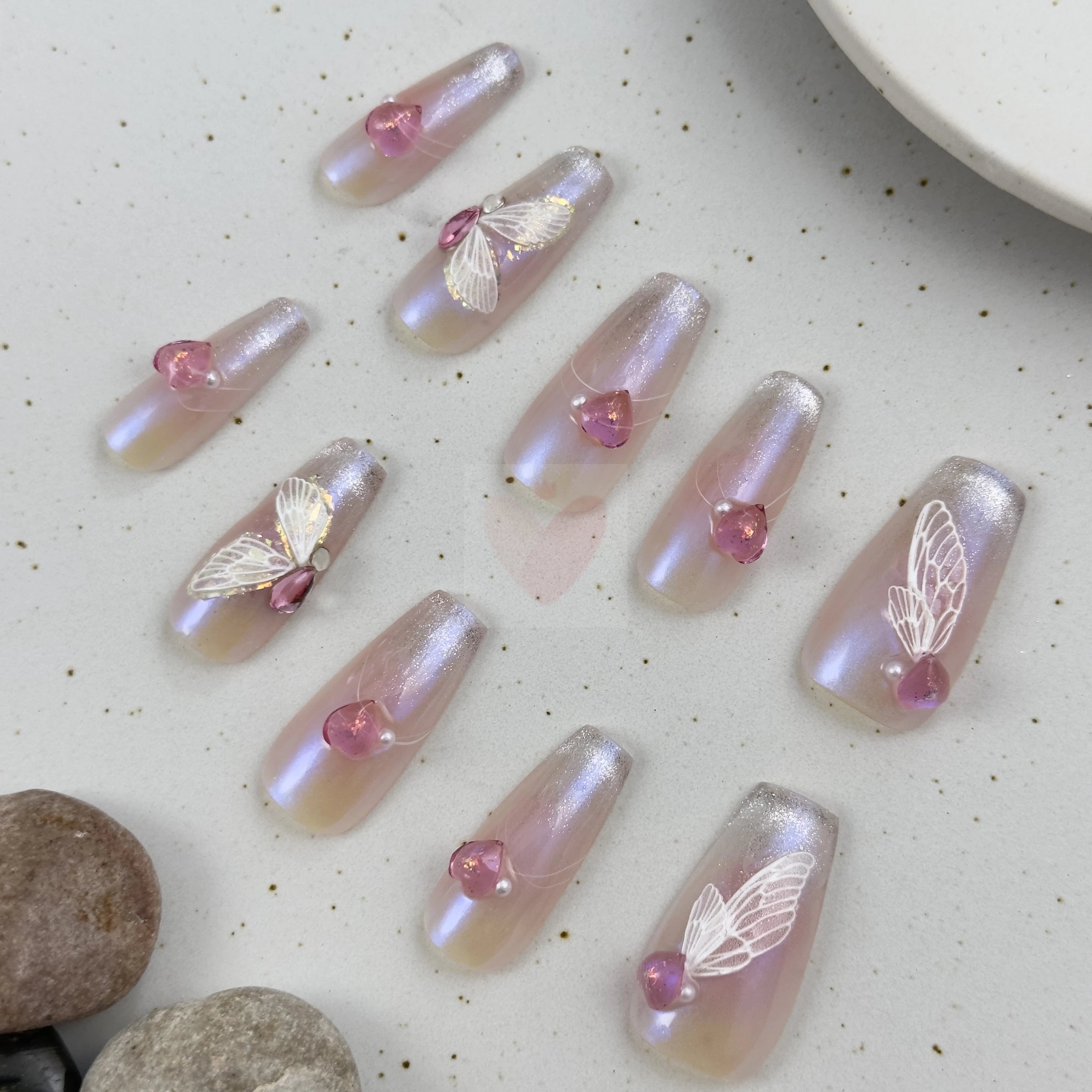 Cats Eye Blush - Dress For Nails - Press On Nails