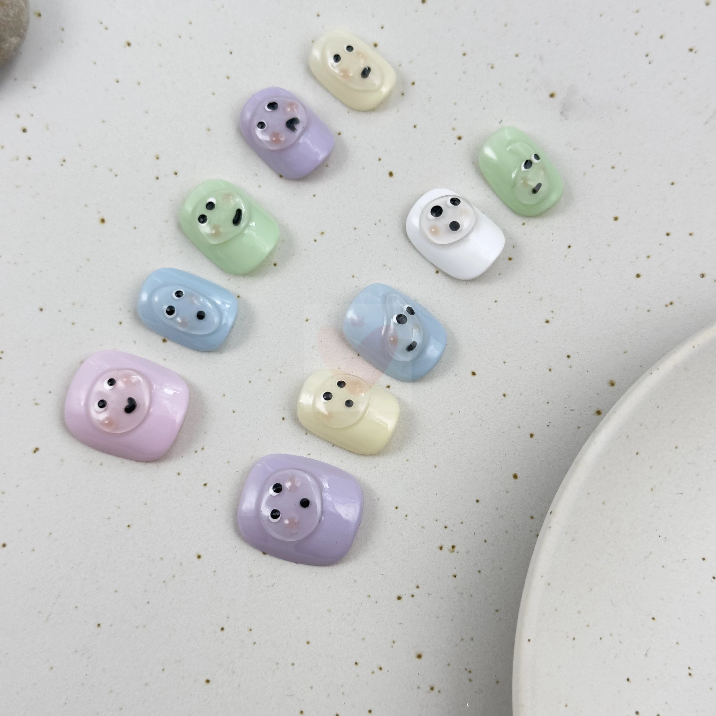 Sweet Baby Faces - Dress For Nails - Press On Nails