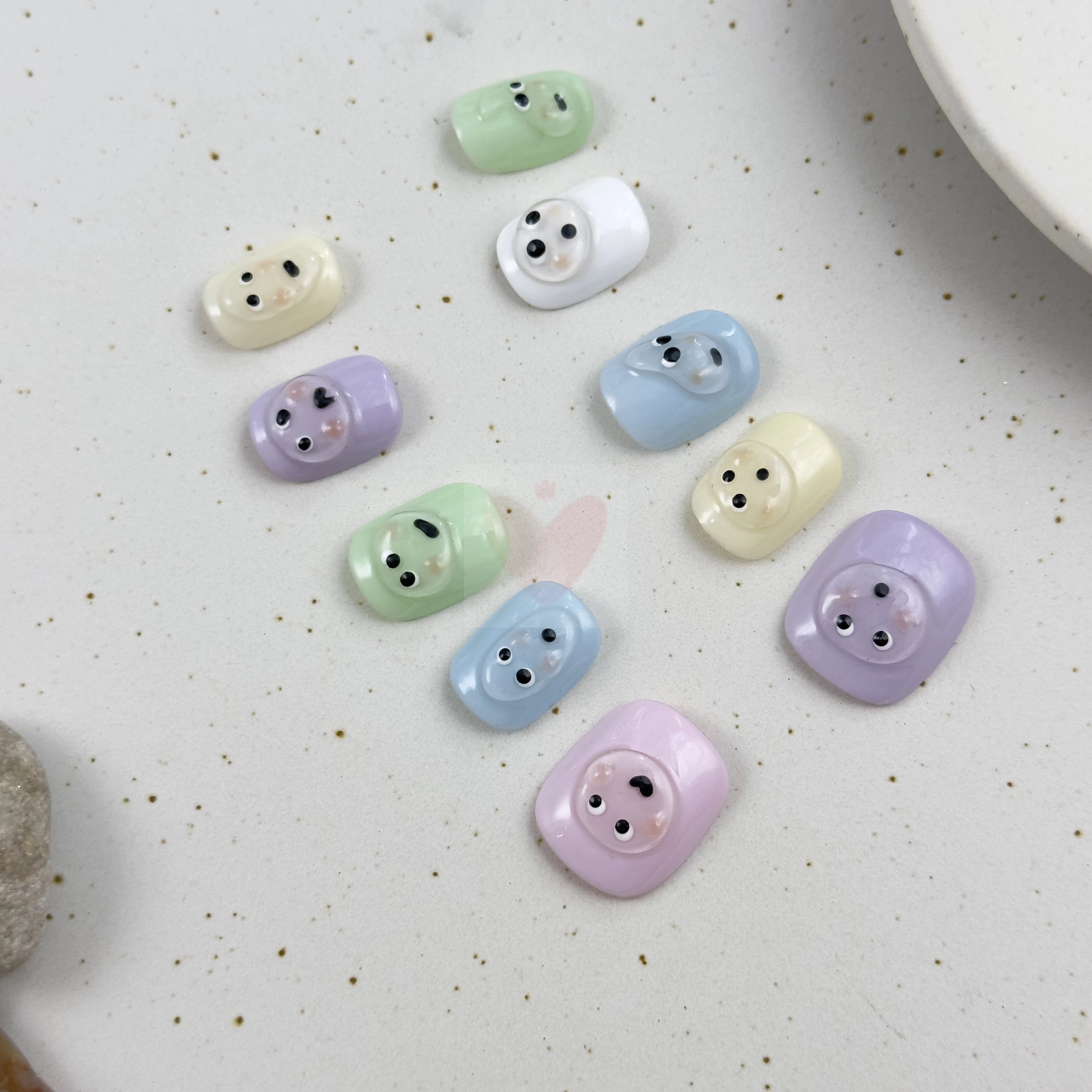 Sweet Baby Faces - Dress For Nails - Press On Nails