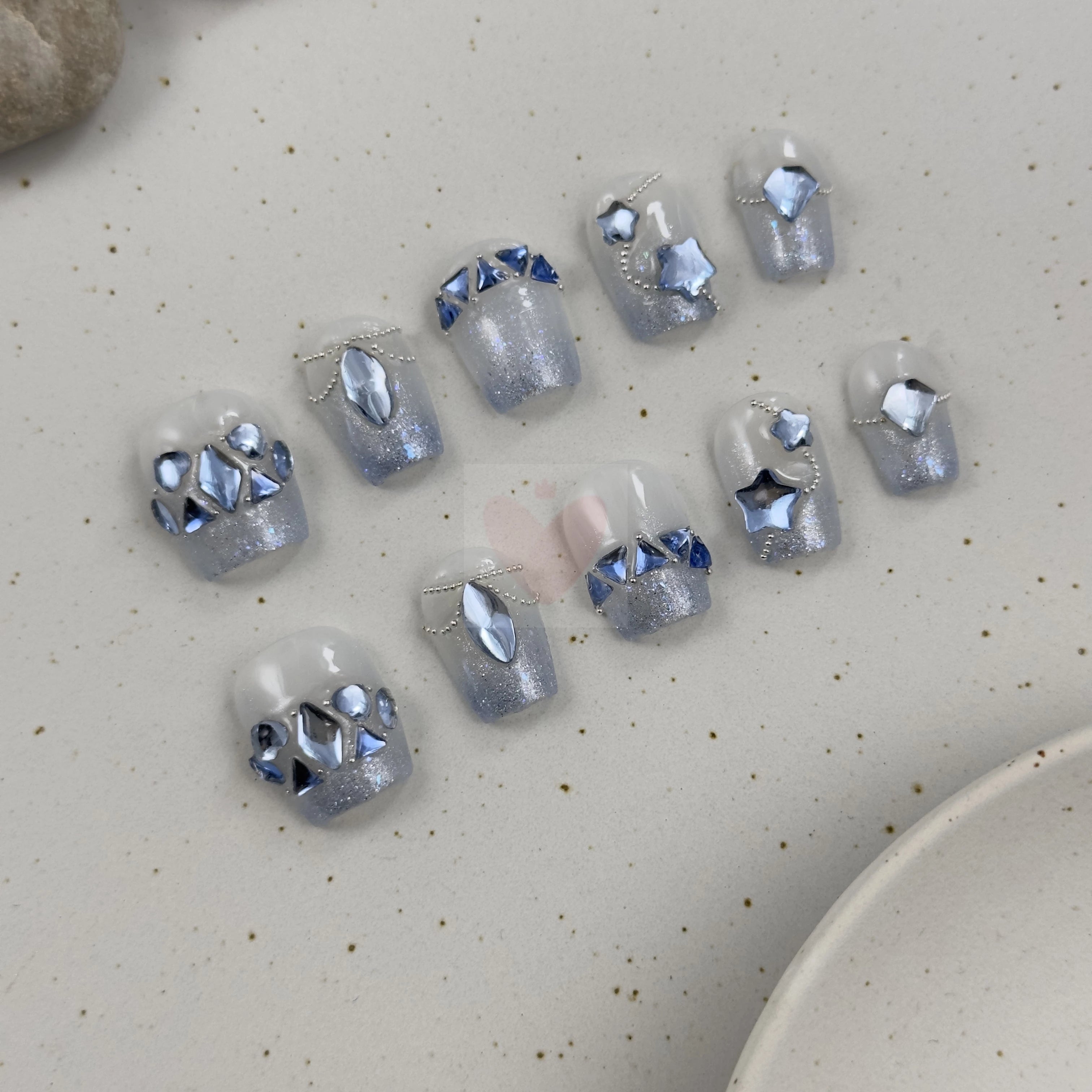 Starry Serenity - Dress For Nails - Press On Nails