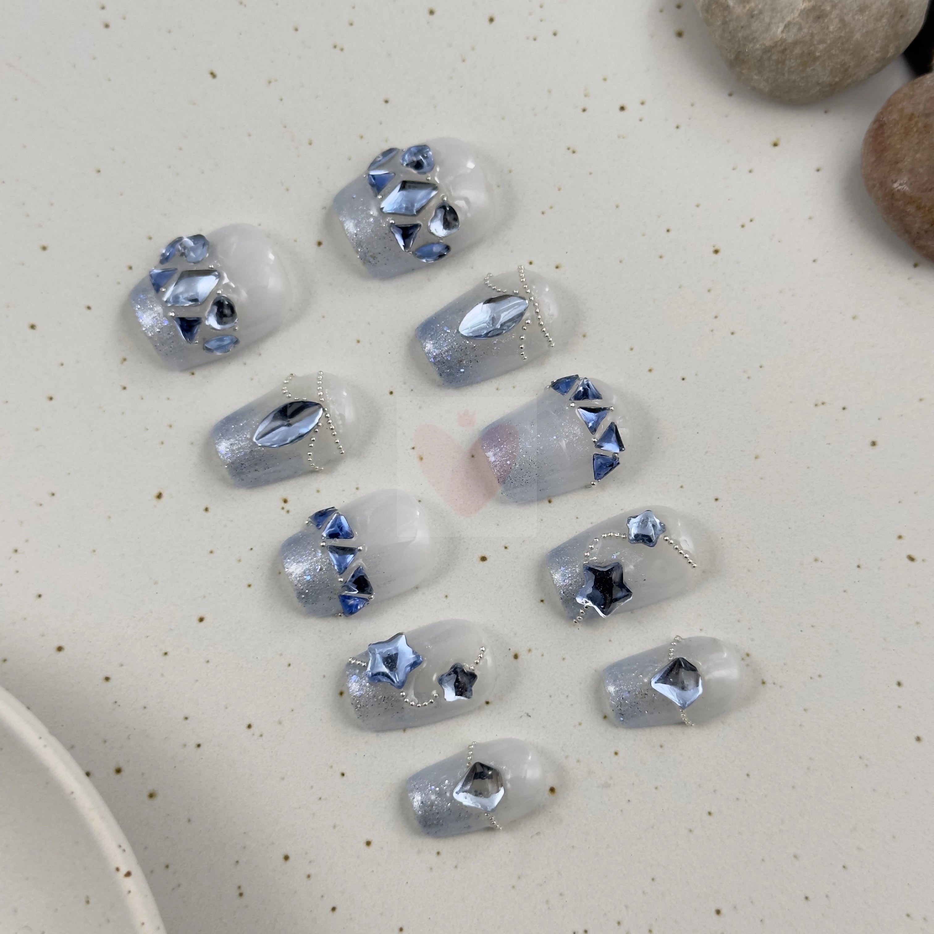 Starry Serenity - Dress For Nails - Press On Nails