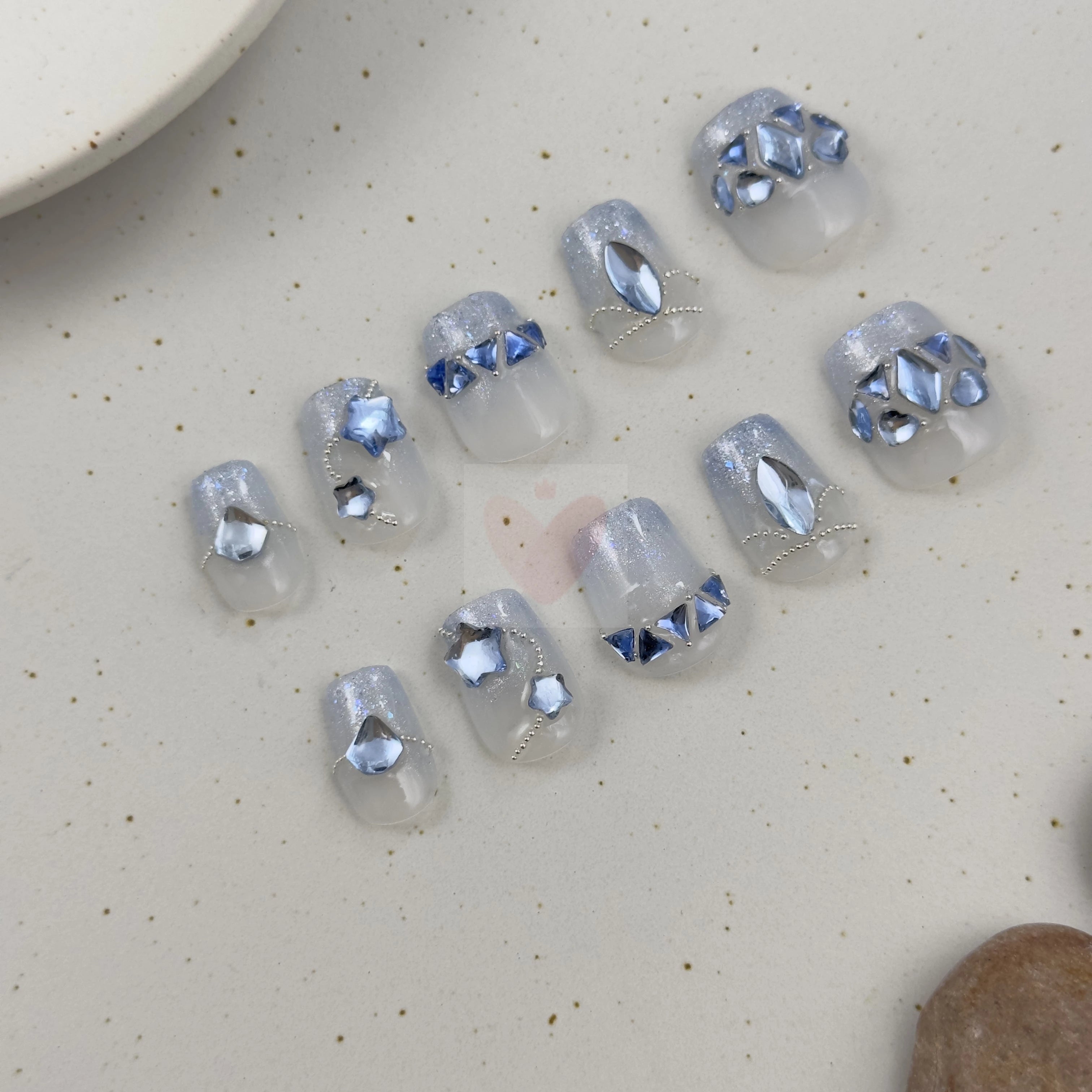 Starry Serenity - Dress For Nails - Press On Nails