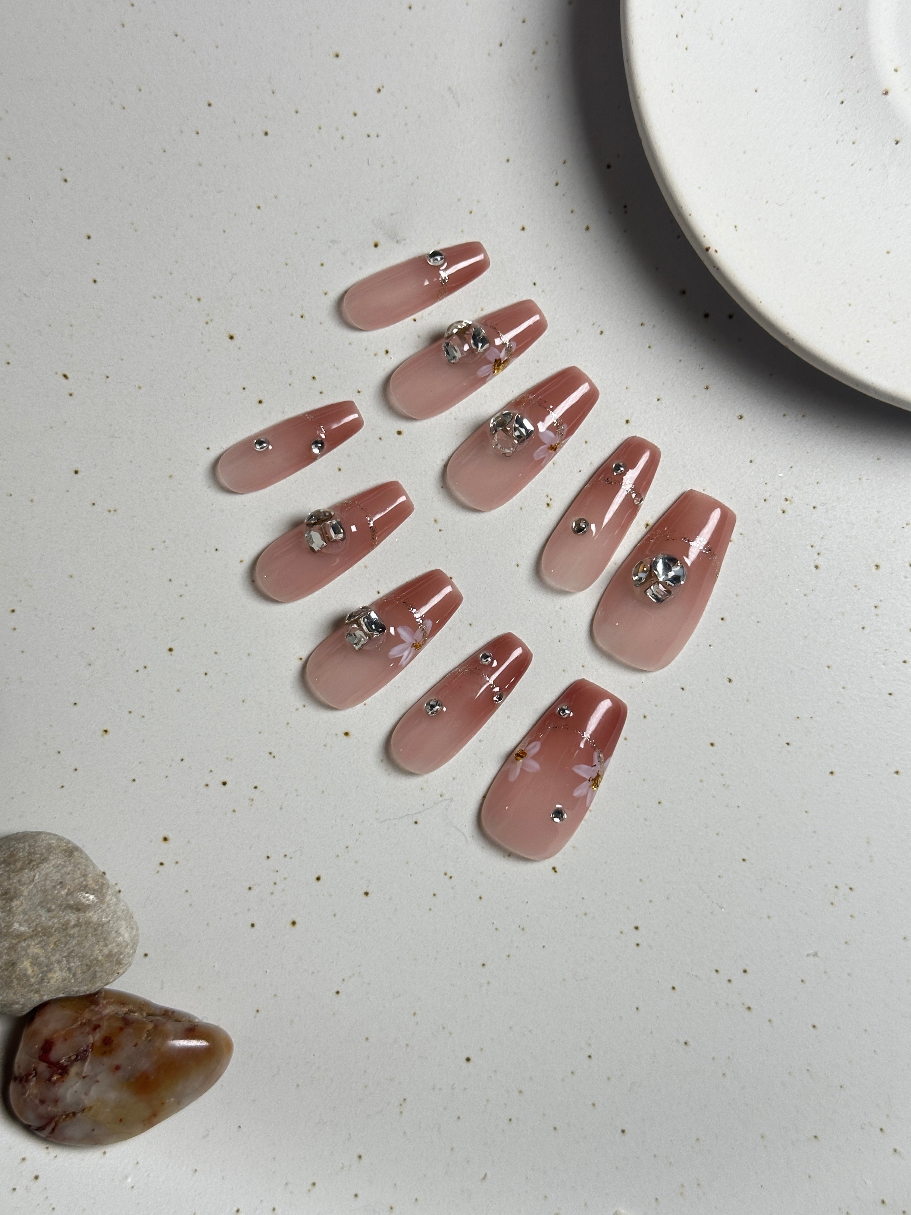 Blooming Beauty - Dress For Nails - Press On Nails