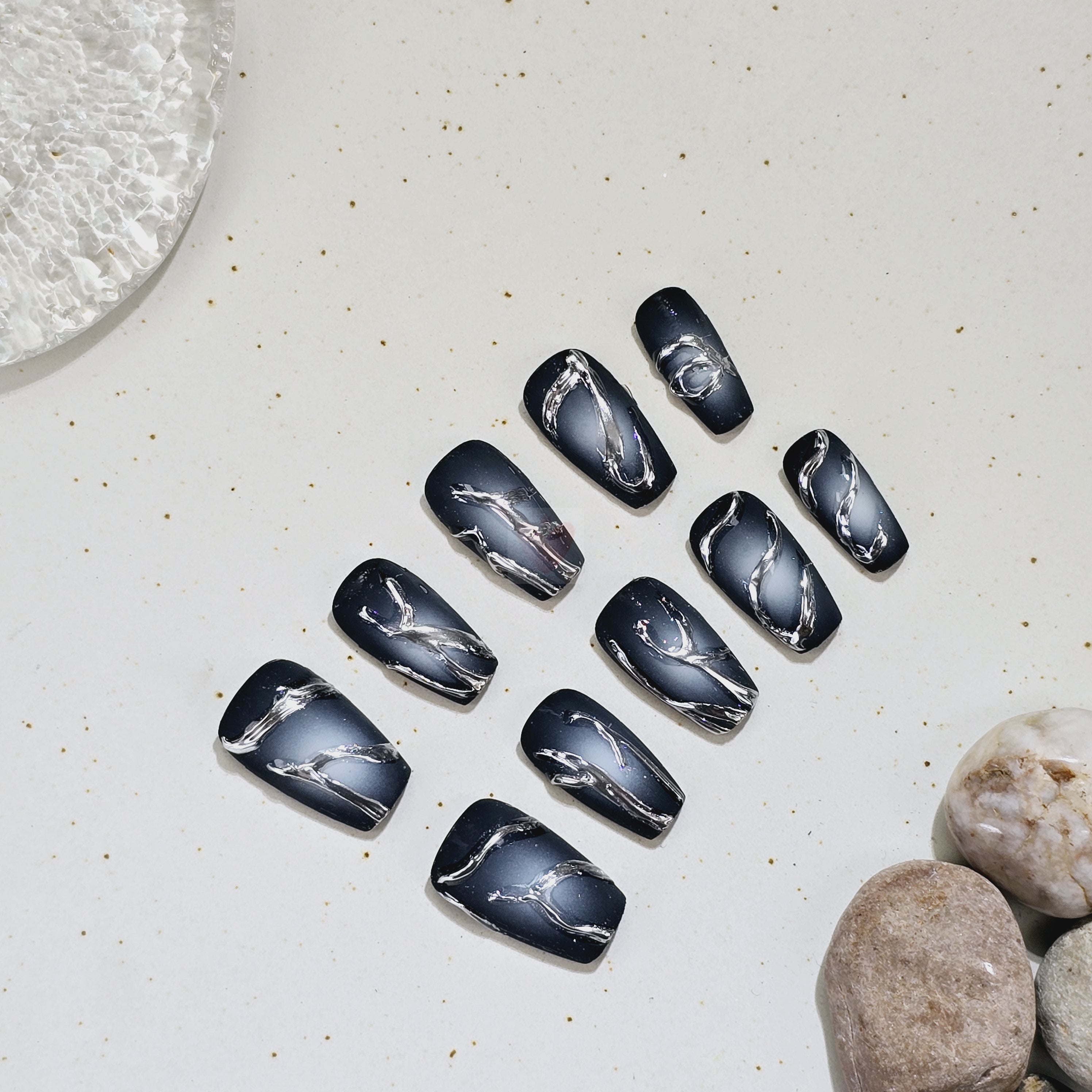 Midnight Muse - Dress For Nails - Press On Nails