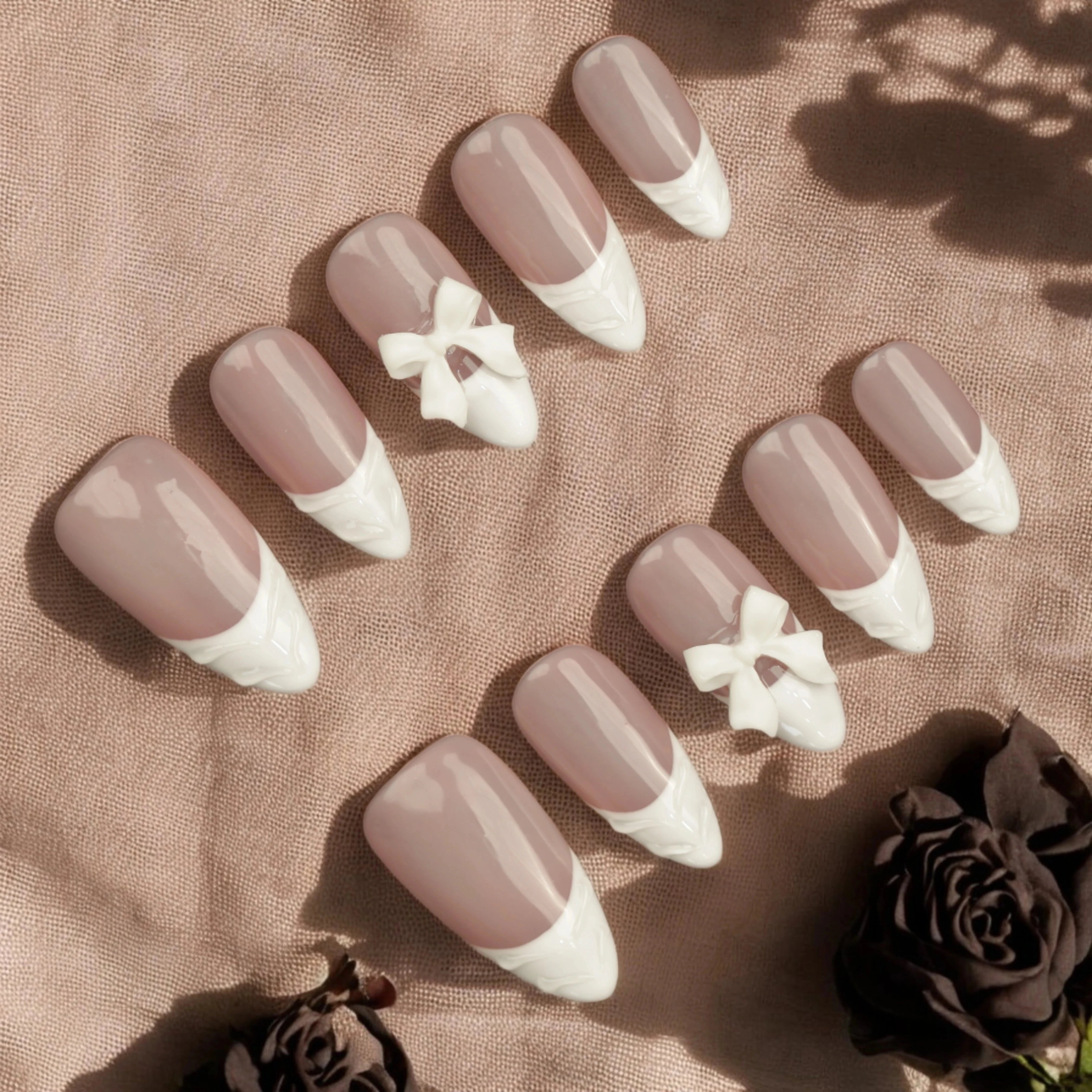 Ribbon Waves - Dress For Nails - Press On Nails