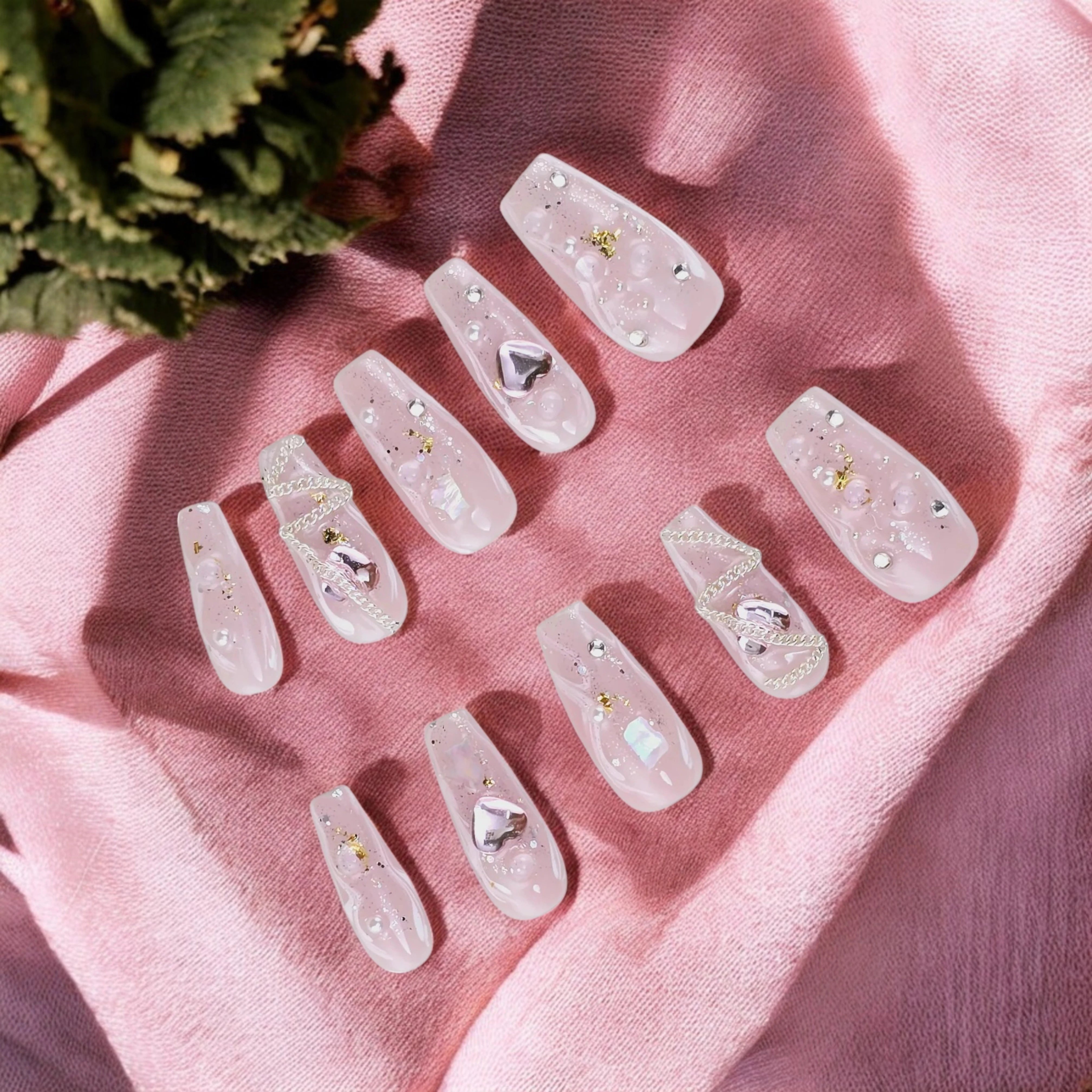 Pink press on nails Australia — reusable, salon-quality nail sets