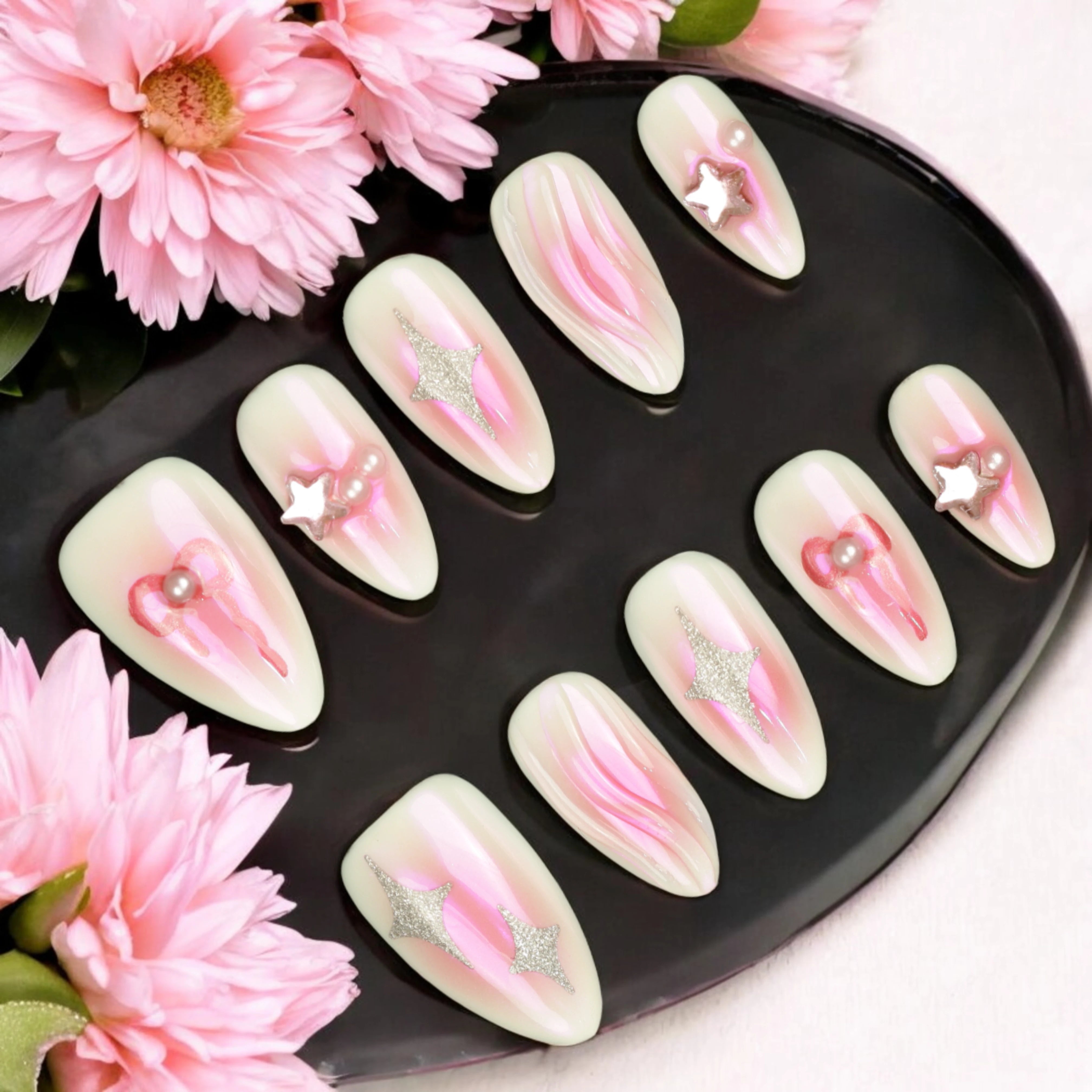 Stellar Ripples - Dress For Nails - Press On Nails