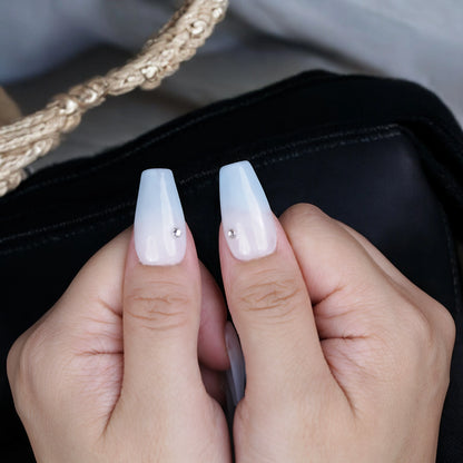 Blue Serenity - Dress For Nails - Press On Nails