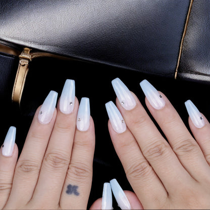 Blue Serenity - Dress For Nails - Press On Nails