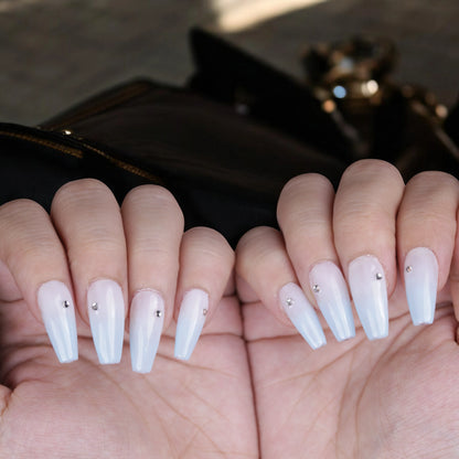Blue Serenity - Dress For Nails - Press On Nails