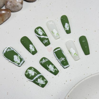 Tulip Blooms - Dress For Nails - Press On Nails
