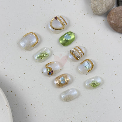 Treasure Chest Hues - Dress For Nails - Press On Nails