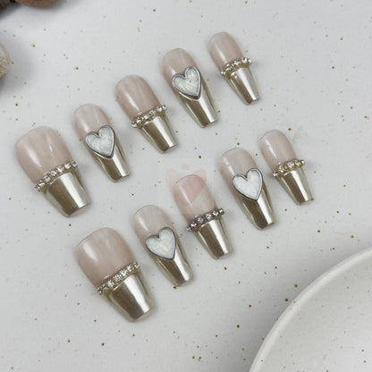 Silver Serenity - Dress For Nails - Press On Nails