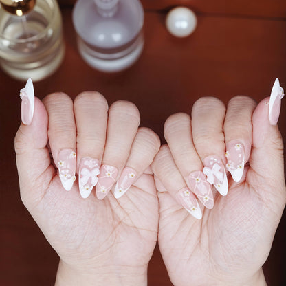 Blush Skies Press On Nails